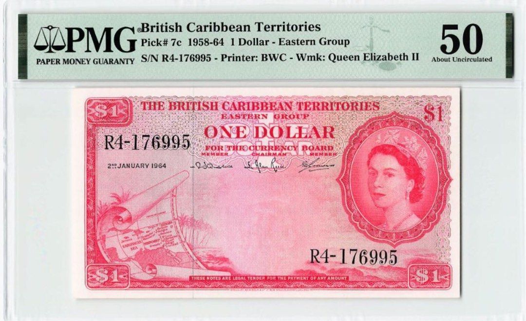 [S C A R C E] 1964 The British Caribbean Territories Eastern Group