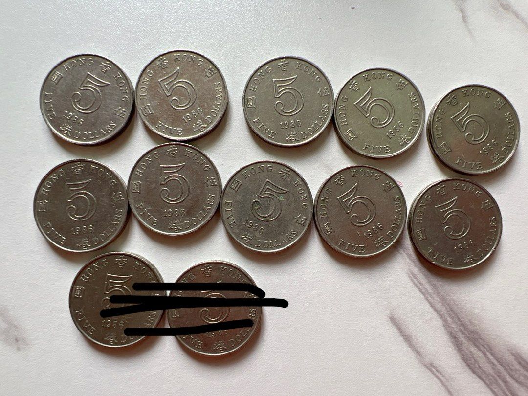 英女王1986年5蚊硬幣, 興趣及遊戲, 收藏品及紀念品, 古董收藏- Carousell