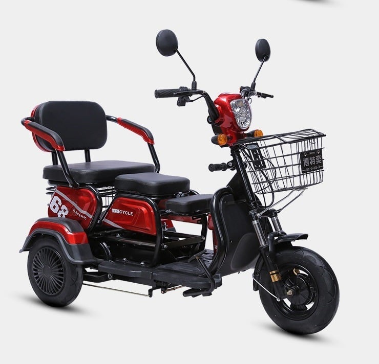 1 to 3 Person Electric Scooter Bicycle Basikal Tricycle Scooter Bike ...