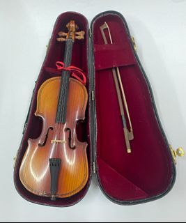 26cm(10吋) 手工製微型音樂小型提琴(裝飾玩具和收藏品) 26cm Handmade Wooden Mini Musical Violin instrument