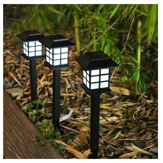 2 Pieces LED Solar Powered Outdoor Waterproof Garden Lights (Category: Lighting) located in Manila. Submitted by townlites (Listing ID 1221869430, Image 3). Description: 2 Pieces LED Color: White, Warm white, Multi-color Material: Plastic Color: Black Size: 8.5 x 8.5 x 38.5 Working Hour: 6-8 hours Light Weight/Piece: 102 g LED: 1pc LED light Power Source: 1 piece AAA# Ni-Mh Battery Power Supply: Solar Solar Panel: 2v 26mA Battery Data: 1.2V, 200m