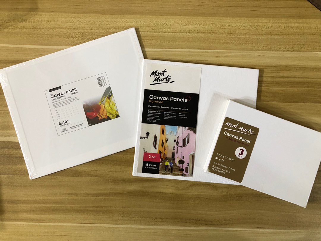 47 Canvas panels set, Hobbies & Toys, Stationery & Craft, Art & Prints