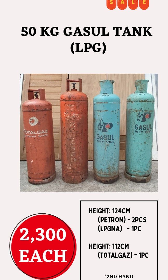50 KG Gasul Tank, TV & Home Appliances, Kitchen Appliances, Cookers on