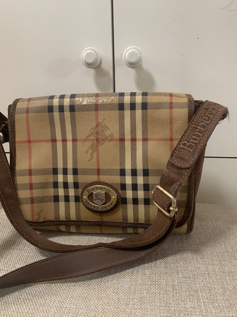 ✓ Cheapest Authentic Burberry Brown shoulder bag, Luxury, Bags & Wallets on  Carousell
