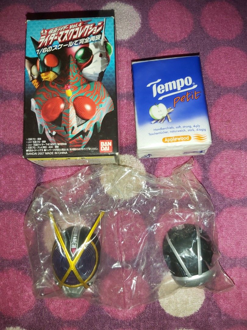 Kamen Rider Masked 幪面超人 Faiz 555 Kaixa 凱撒 2騎 二騎 盒蛋 盒玩 1/6 頭像 連普通座 款式 Bandai  Head Collection Vol.4 Part 4 08 平成 最後一盒 絕版超罕極稀 歡迎出價 價合即賣！特價