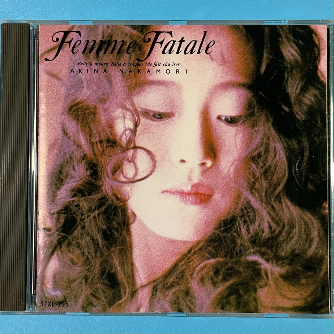 中森明菜Femme Fatale 日版CD 88年東芝TO舊版冇ifpi 草蜢紅唇的吻原曲
