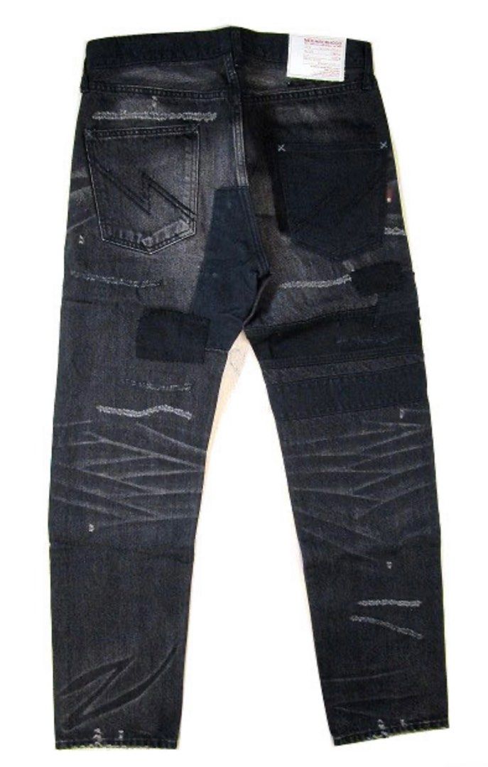 新貨NEIGHBORHOOD 07EX Black Icon Savage Jeans 牛仔褲S, 男裝, 褲