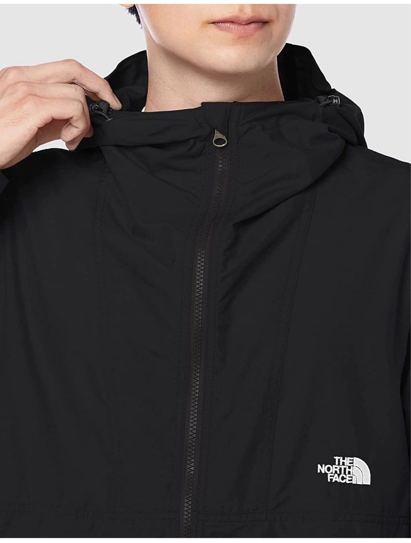 全新日本日版TNF The North Face Compact Jacket 風褸黑色, 男裝, 外套