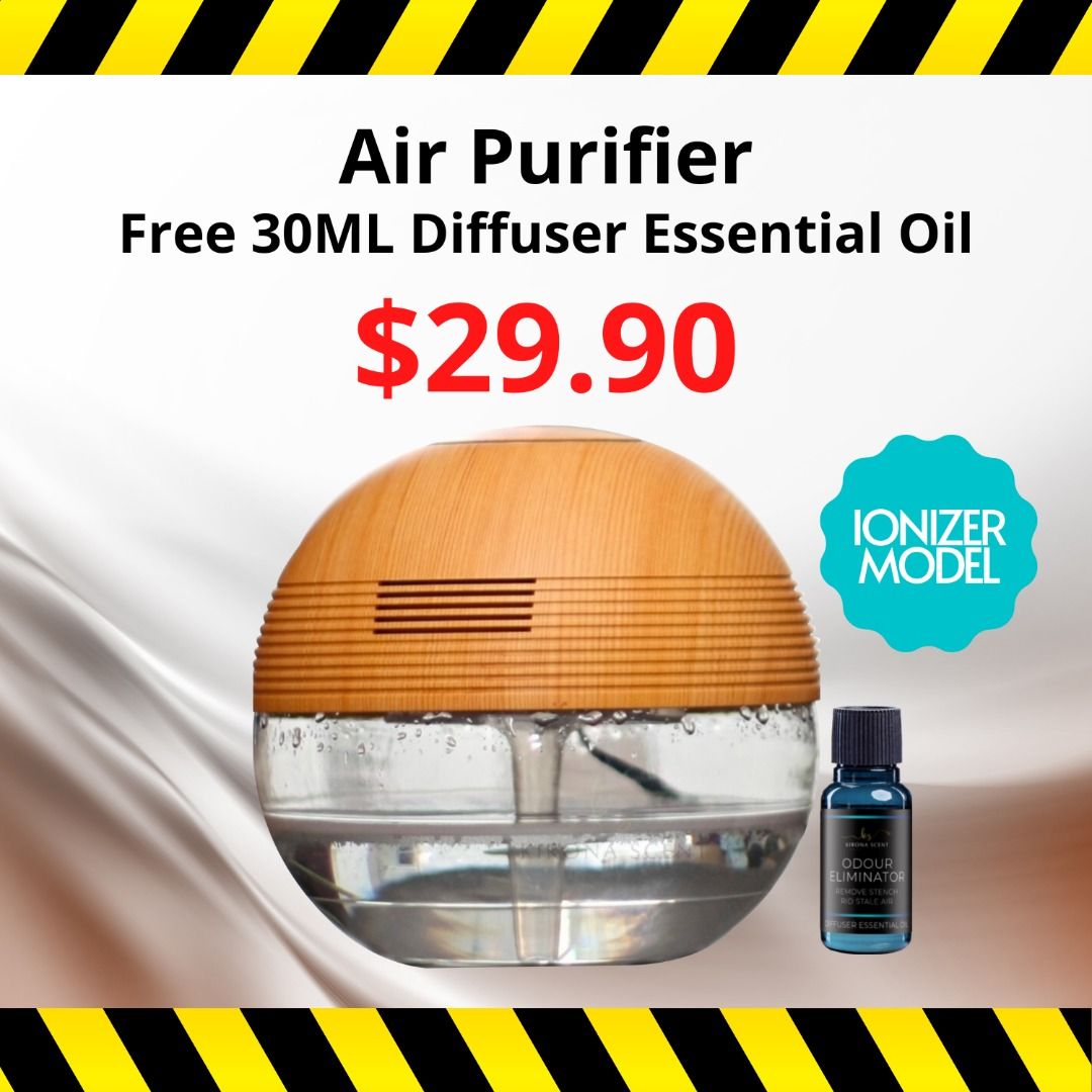 Tranquility Orb Air Purifier Air Purifiers Kirona Scent Water Based Essential Oil Diffuser Essential Oil Hotel Scent Relaxing Scent Room