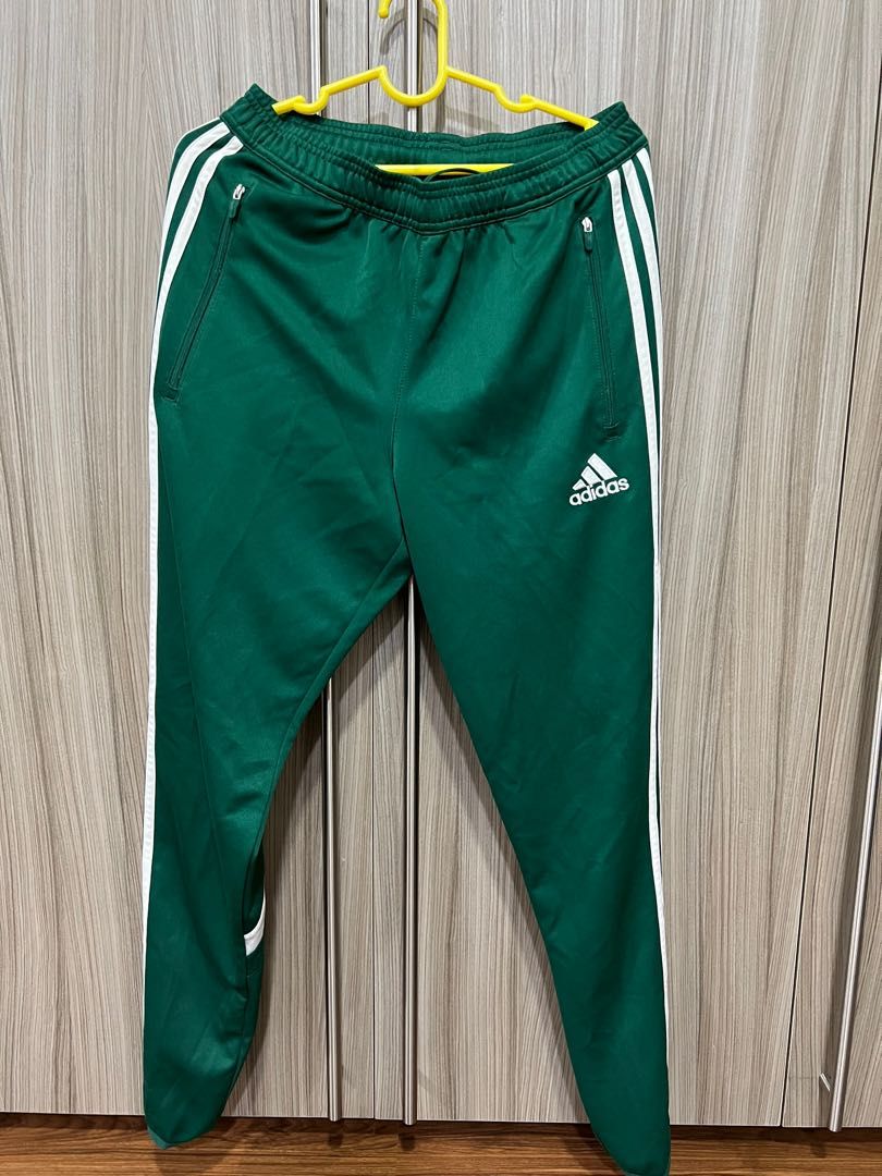 Adidas sales green joggers