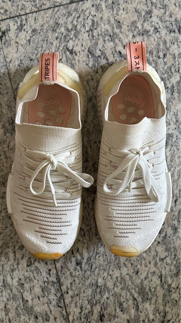 ADIDAS NMD R1 STLT PRIMEKNIT CLEAR ORANGE US 5.5 UK 4 Women s Fashion Footwear Sneakers on Carousell