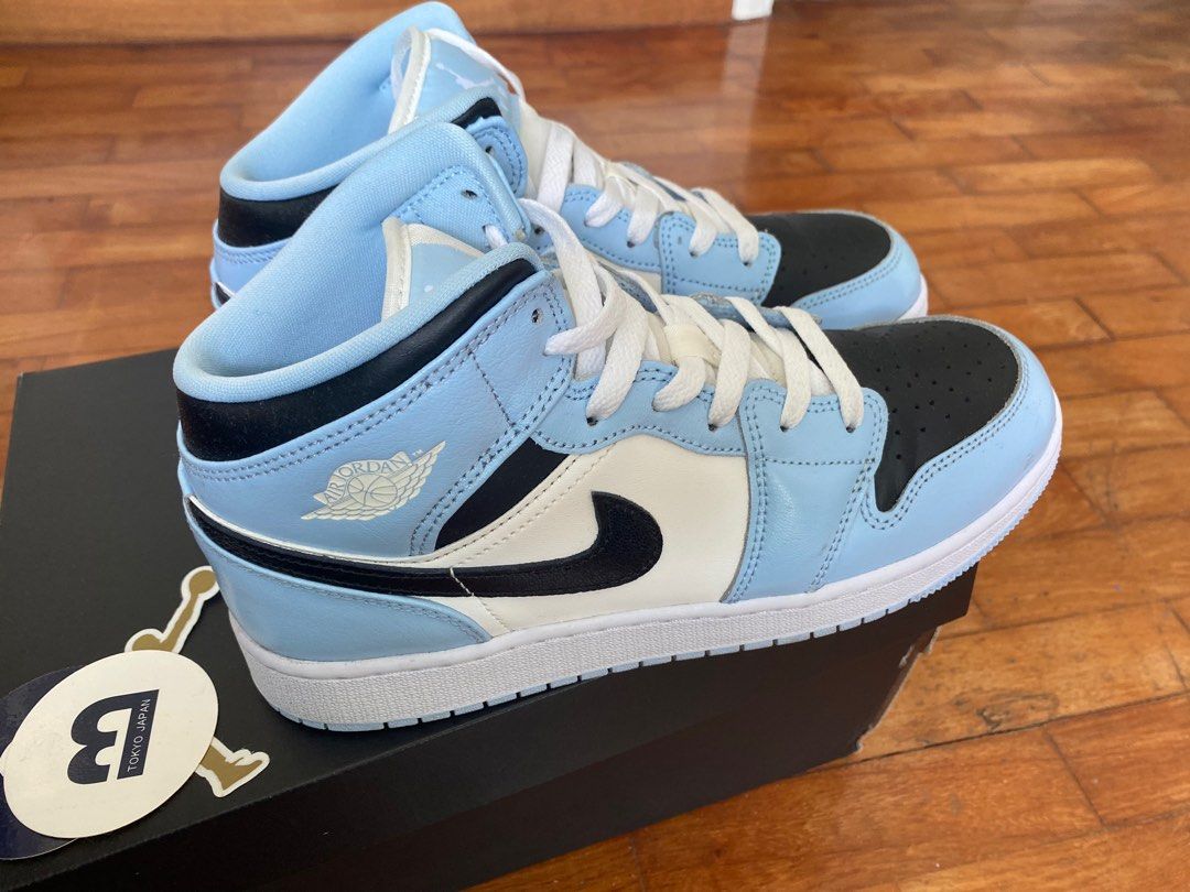 Air Jordan Ice Blue Authentic Bought From Japan, Men'S Fashion, Footwear,  Sneakers On Carousell