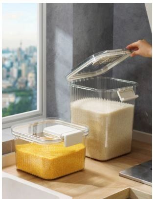 8kg Sealed Food Container Household Moisture-Proof Plastic Rice