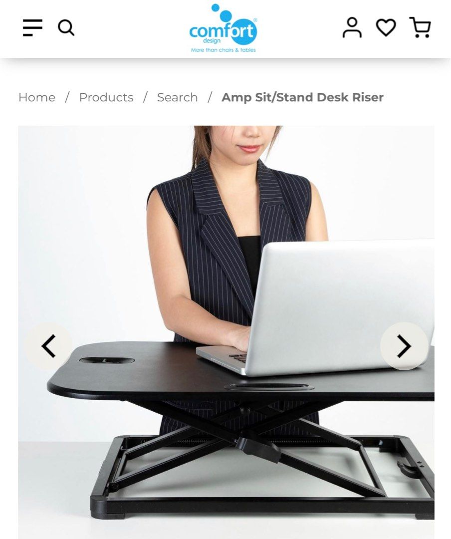 SIT/STAND DESK RISER for LAPTOP, Computers & Tech, Desktops on Carousell