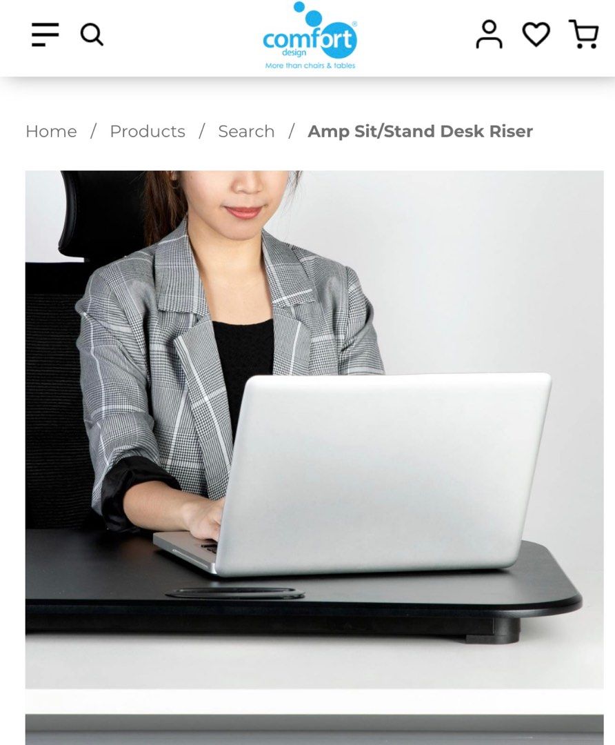 SIT/STAND DESK RISER for LAPTOP, Computers & Tech, Desktops on Carousell