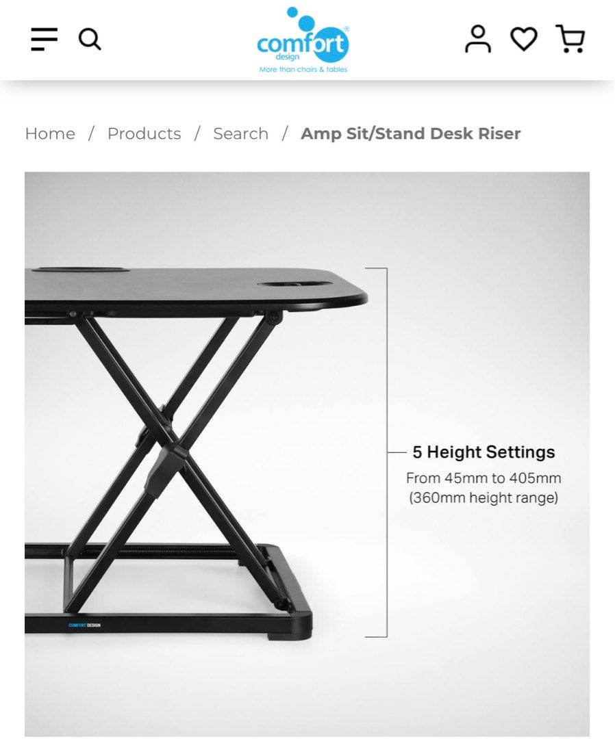 SIT/STAND DESK RISER for LAPTOP, Computers & Tech, Desktops on Carousell