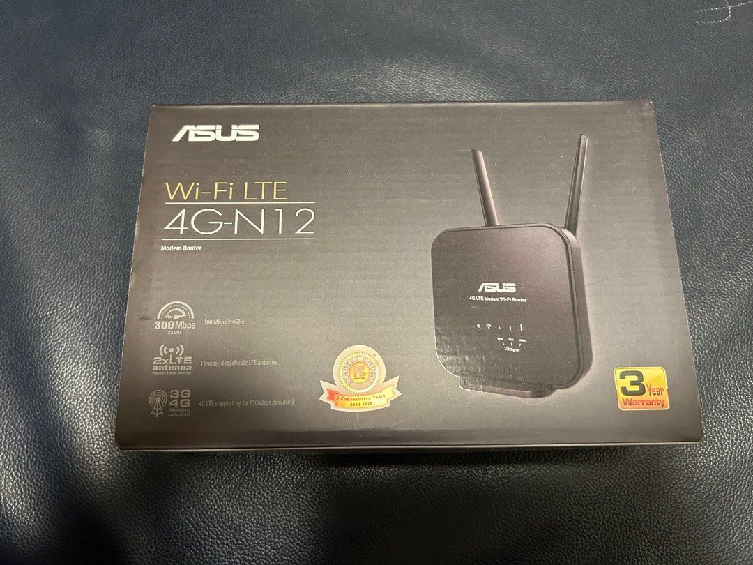 ASUS WirelessN300 LTE Modem Router 4GN12 B1, 電腦＆科技, 電腦周邊及配件, Wifi及上網