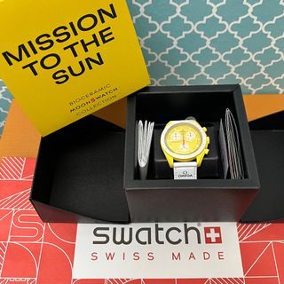 CLEARANCE SALE!!!AUTH Bnew/Unused Swatch Omega Moon Watch