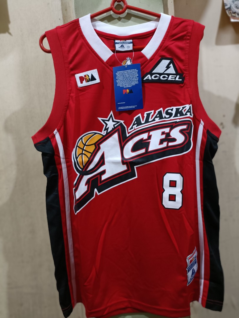 Meralco Bolts PBA Philippines Accel Men’s Orange Basketball Jersey XL