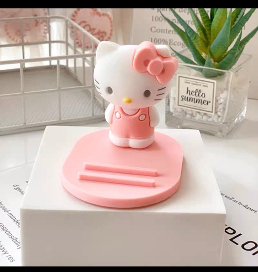 Authentic Hello Kitty desk phone holder, Mobile Phones & Gadgets