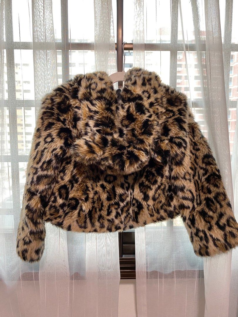 Authentic JUICY COUTURE girls faux fur jacket Babies Kids