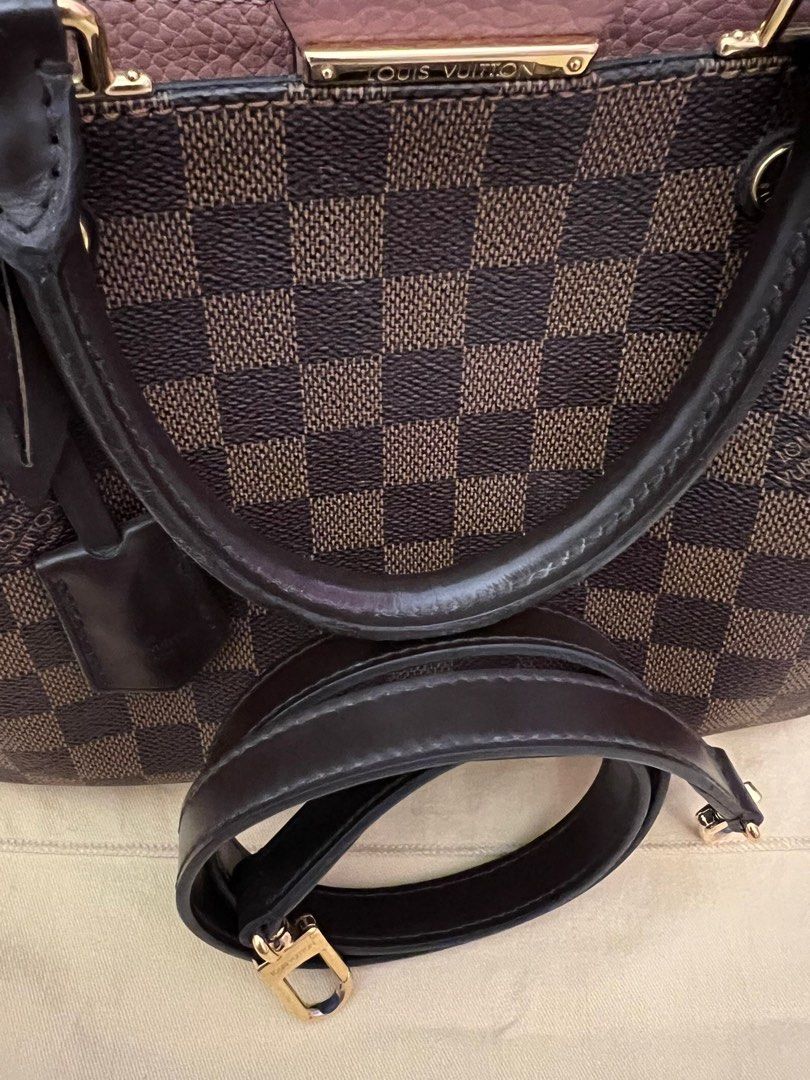 Louis Vuitton - Brittany D.eve.tau.magnol N41674 Light Pink Brown Leather  Shoulder Bag, Luxury, Bags & Wallets on Carousell