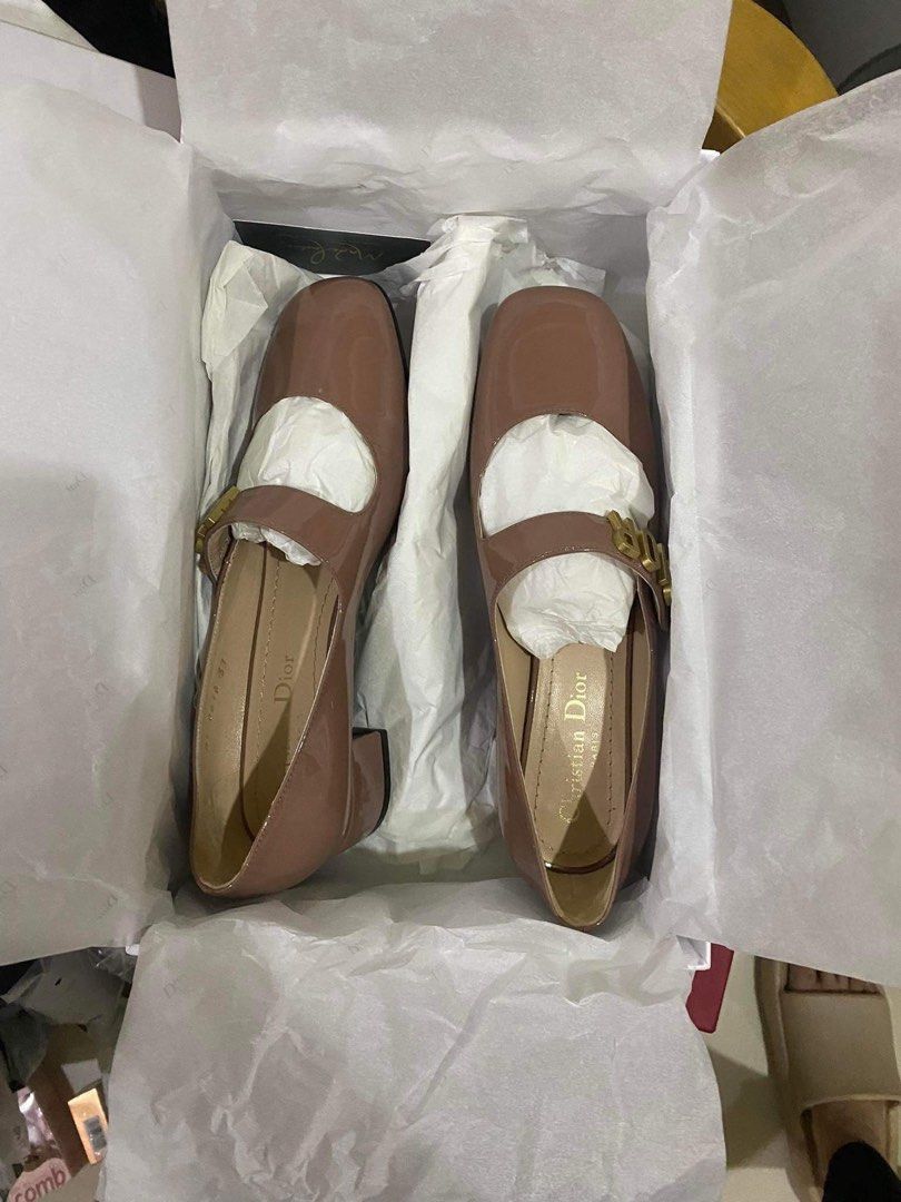 Dior Baby D Patent Calfskin Ballet Pump 37 Women s Fashion Footwear Heels on Carousell