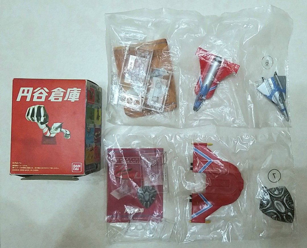 放售絕版bandai円谷倉庫珍寶鳳凰號1,2,3號機盒蛋, 興趣及遊戲, 玩具