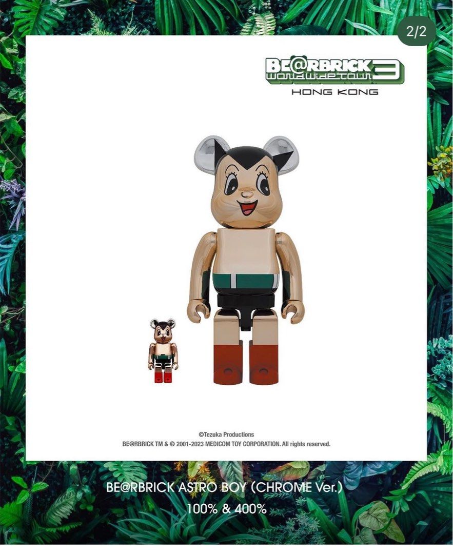 Bearbrick 1000% astro boy 2017 original medicom toy neuf - Collection