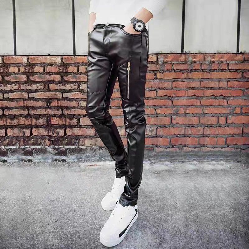 Pu leather outlet pants