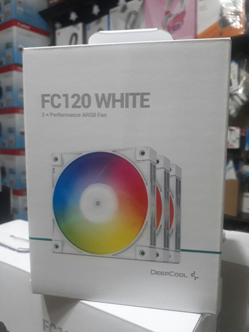 Brandnew DeepCool FC120 White 3x ARGB, Computers & Tech, Parts ...