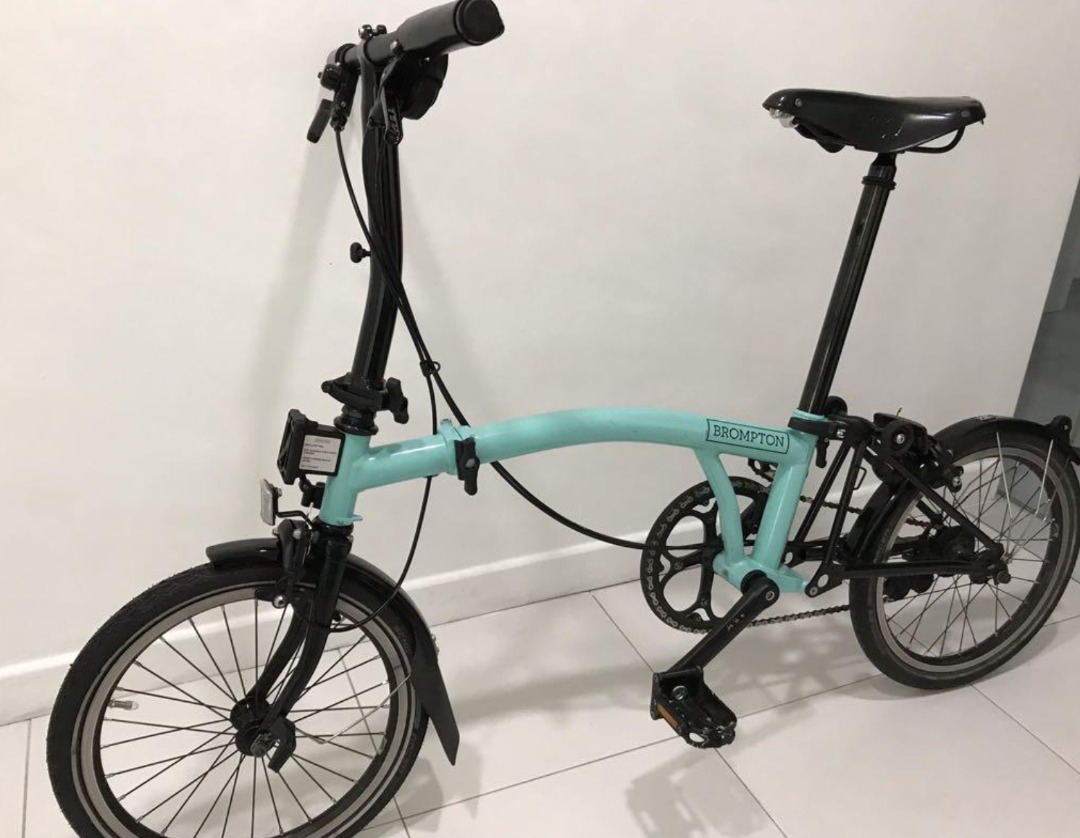Brompton Black Edition Turkish Green Sports Equipment Bicycles