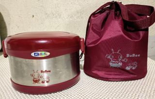 bubee stainless steel vacuum lunch box set