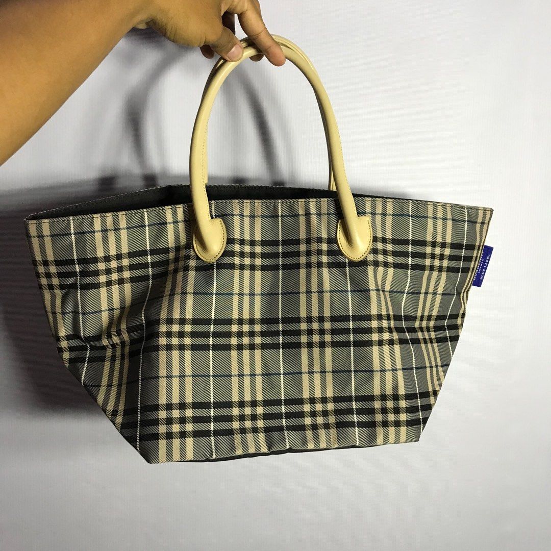 Vintage Burberry Tote Bag, Luxury, Bags & Wallets on Carousell