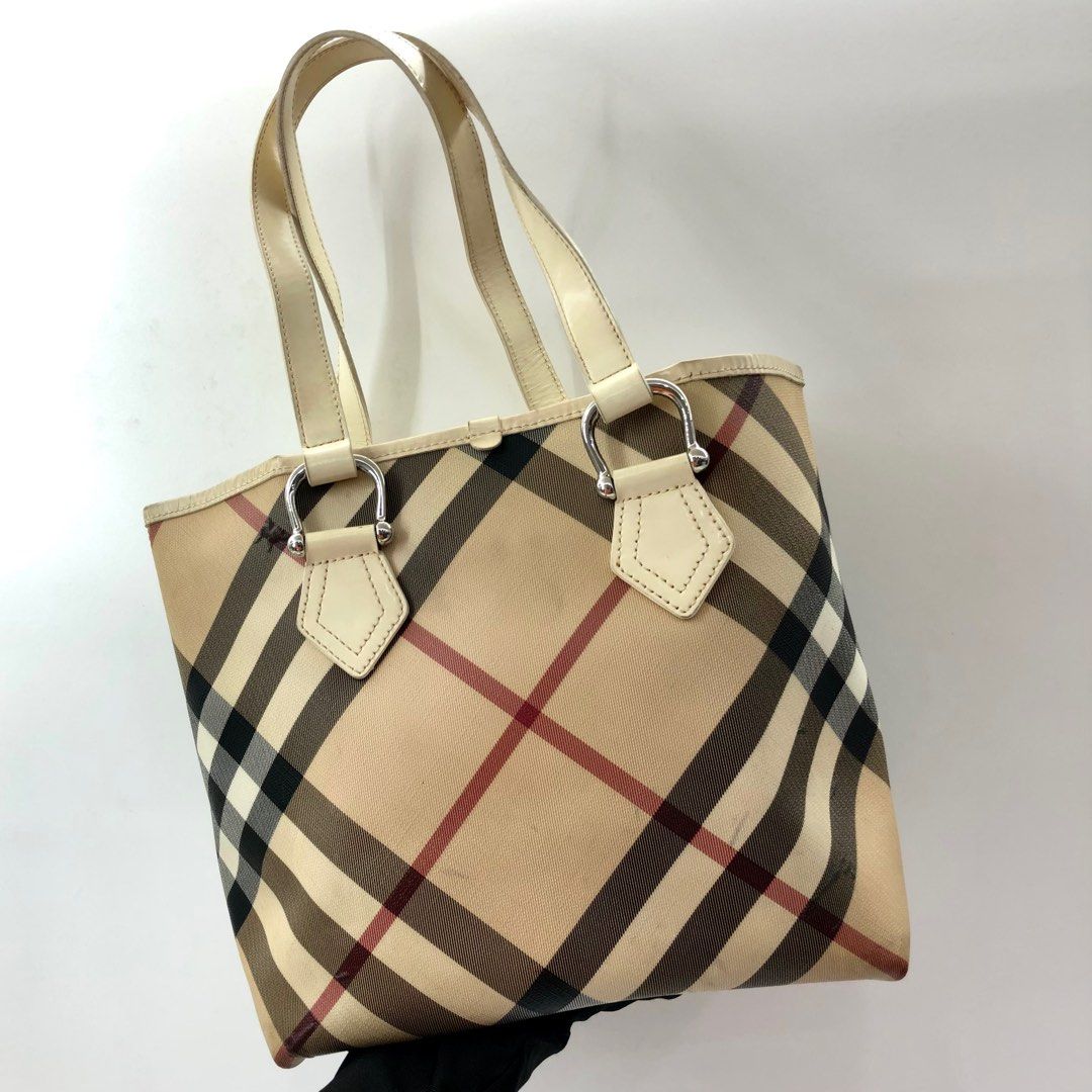 Vintage Burberry Tote Bag, Luxury, Bags & Wallets on Carousell