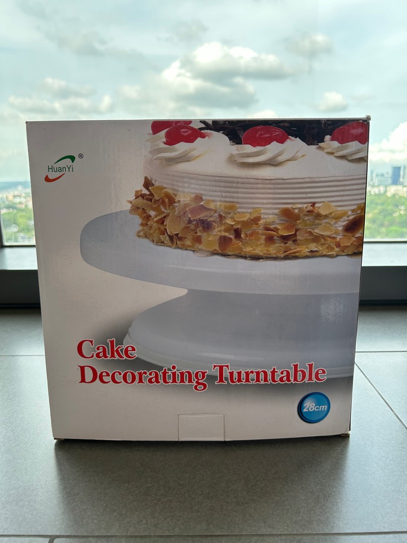 Round Cake Decorating Turntable 26.5cm x 12cm