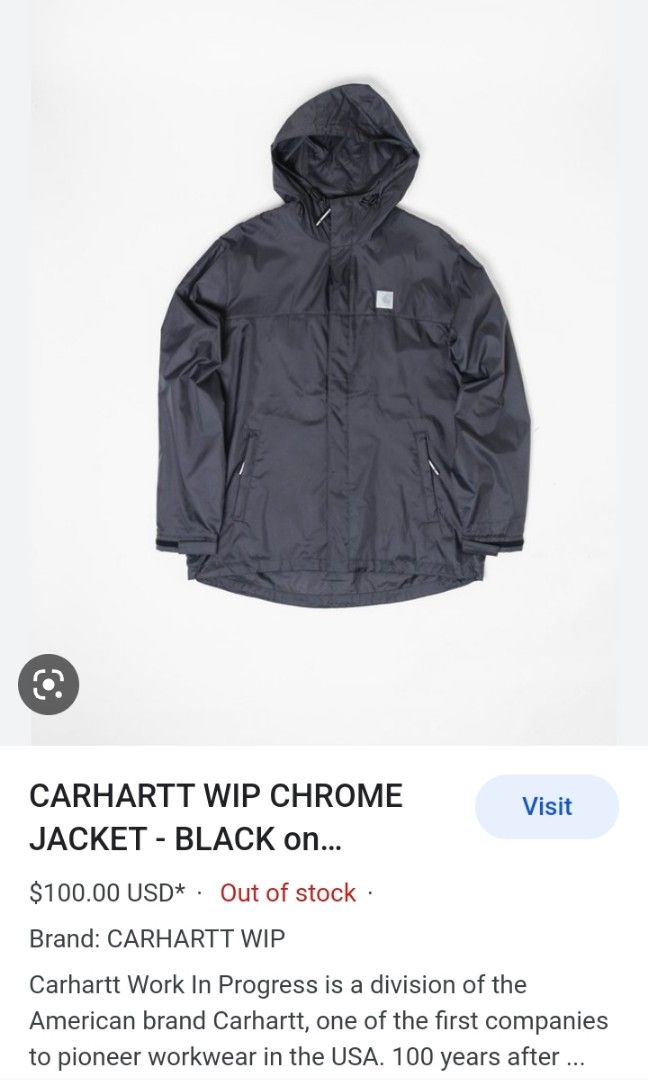 Carhartt chrome jacket