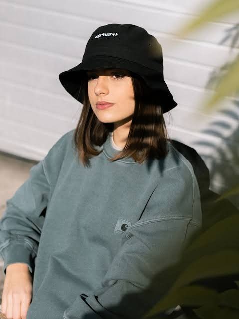 Carhartt script bucket hat BN Women s Fashion Watches Accessories Hats Beanies on Carousell
