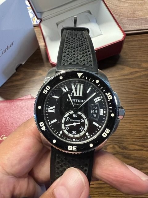 Cartier online diver black