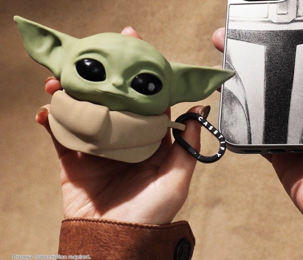 Casetify Mandalorian Grogu collectible AirPod pro case, Mobile Phones