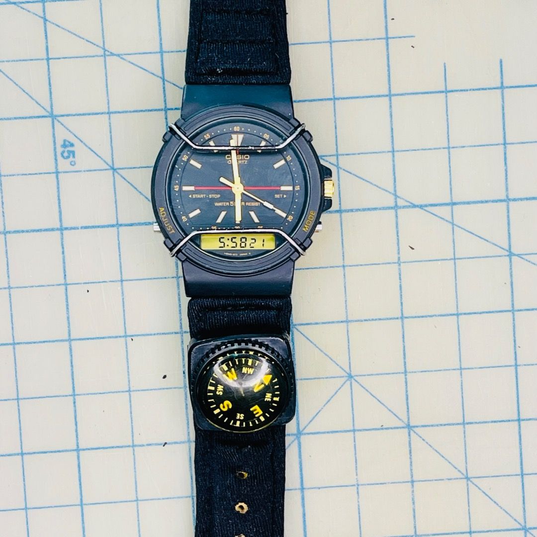 Casio watch water resistant 5 bar clearance