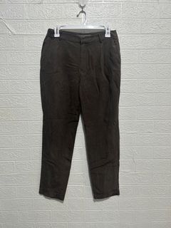 Celana bahan Zara Basic brown