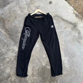 Champion Joggers Pants Logo Spell-out Sulam
