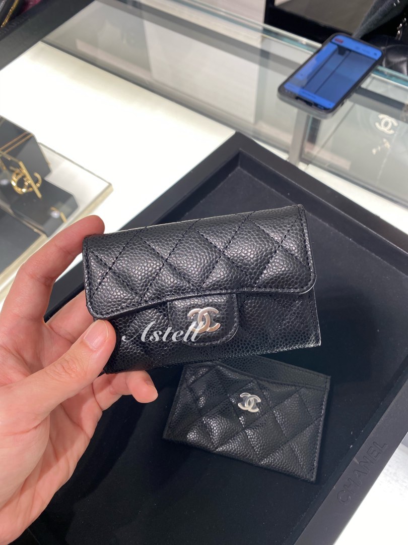 CHANEL CLASSIC CARD HOLDER SHW, Luxury, Bags & Wallets on Carousell