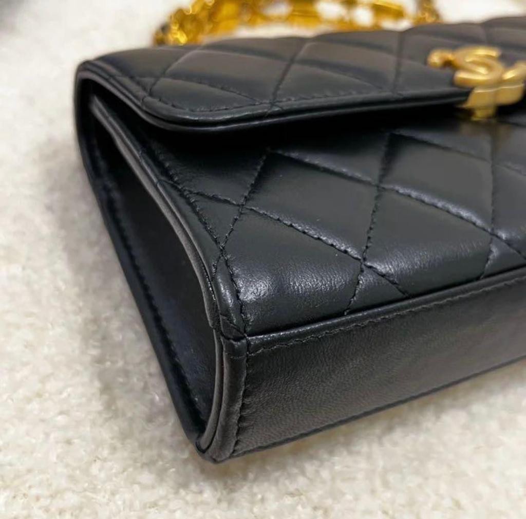 Chanel Flap Phone holder with chain AP2946 Brand new full set, local  receipt - Lambskin, enamel top handle - Can fit pro max sizes phone - 10 x  18 x 4.5 (cm) Selling price: $5850, Women's Fashion, Bags & Wallets, Purses  & Pouches on Carousell