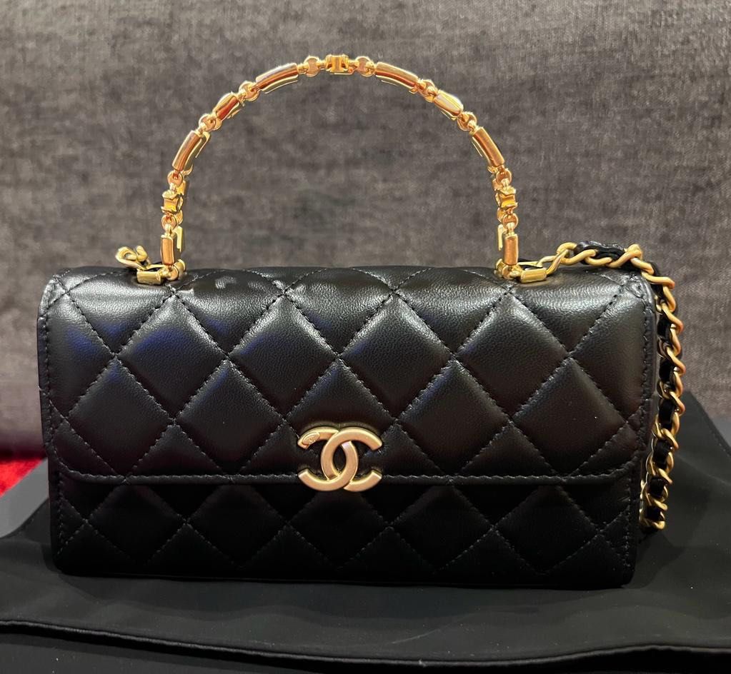 Chanel Flap Phone Holder with Chain, Luxury, Bags & Wallets on Carousell