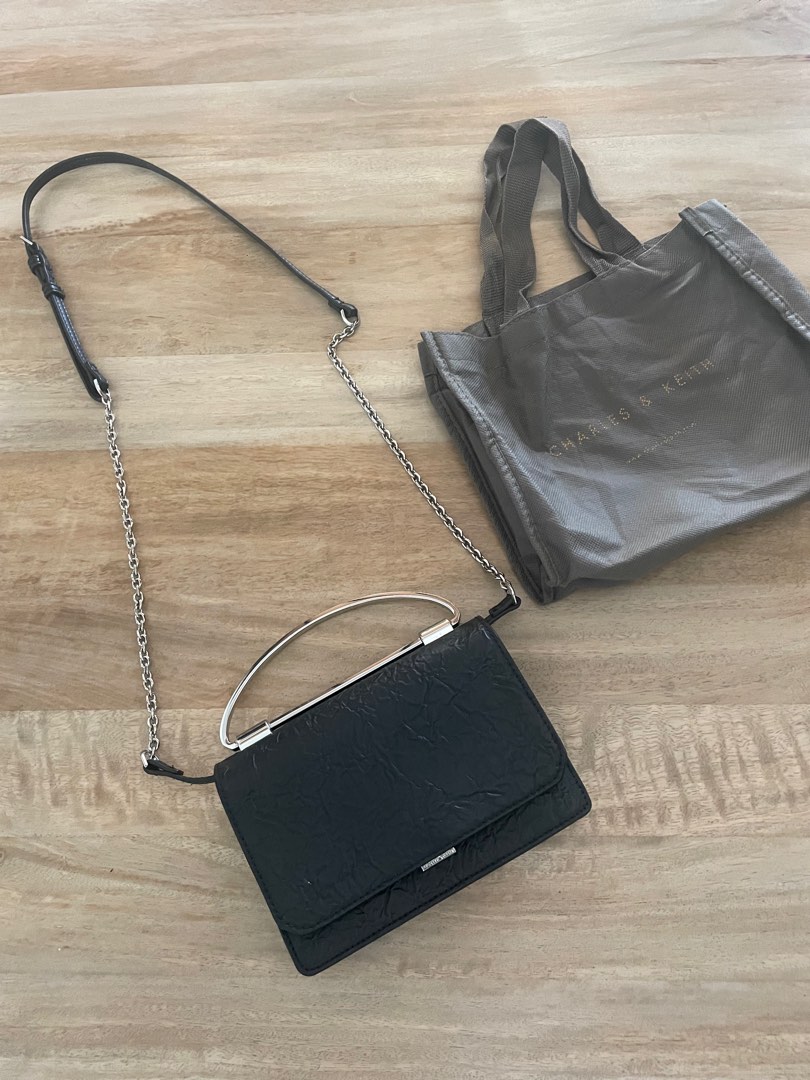 Charles & Keith Sling Bag mini, Women's Fashion, Bags & Wallets, Cross