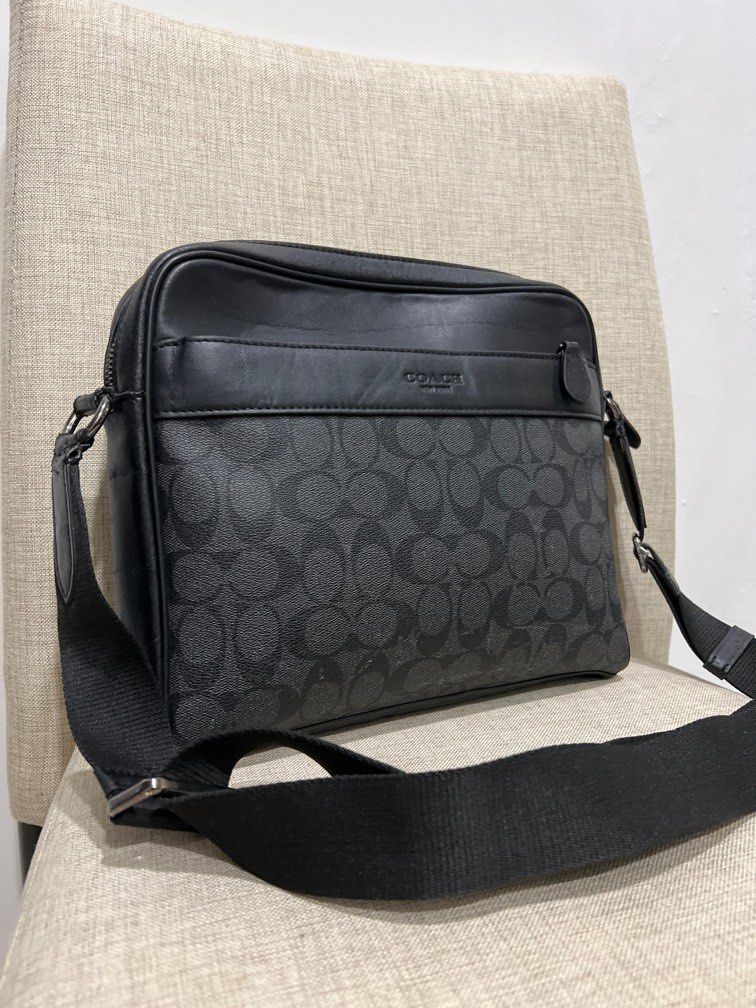 Charles camera bag in signature canvas on sale