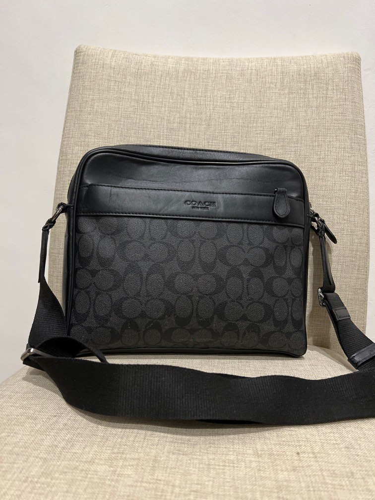 Charles camera outlet bag coach