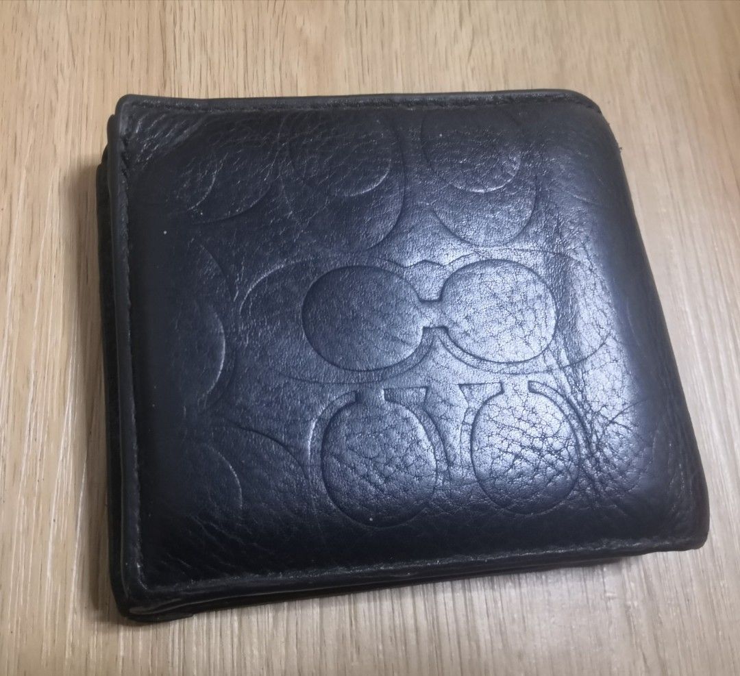 COACH purse wallet short monogram, Men's Fashion, Watches & Accessories,  Wallets & Card Holders on Carousell